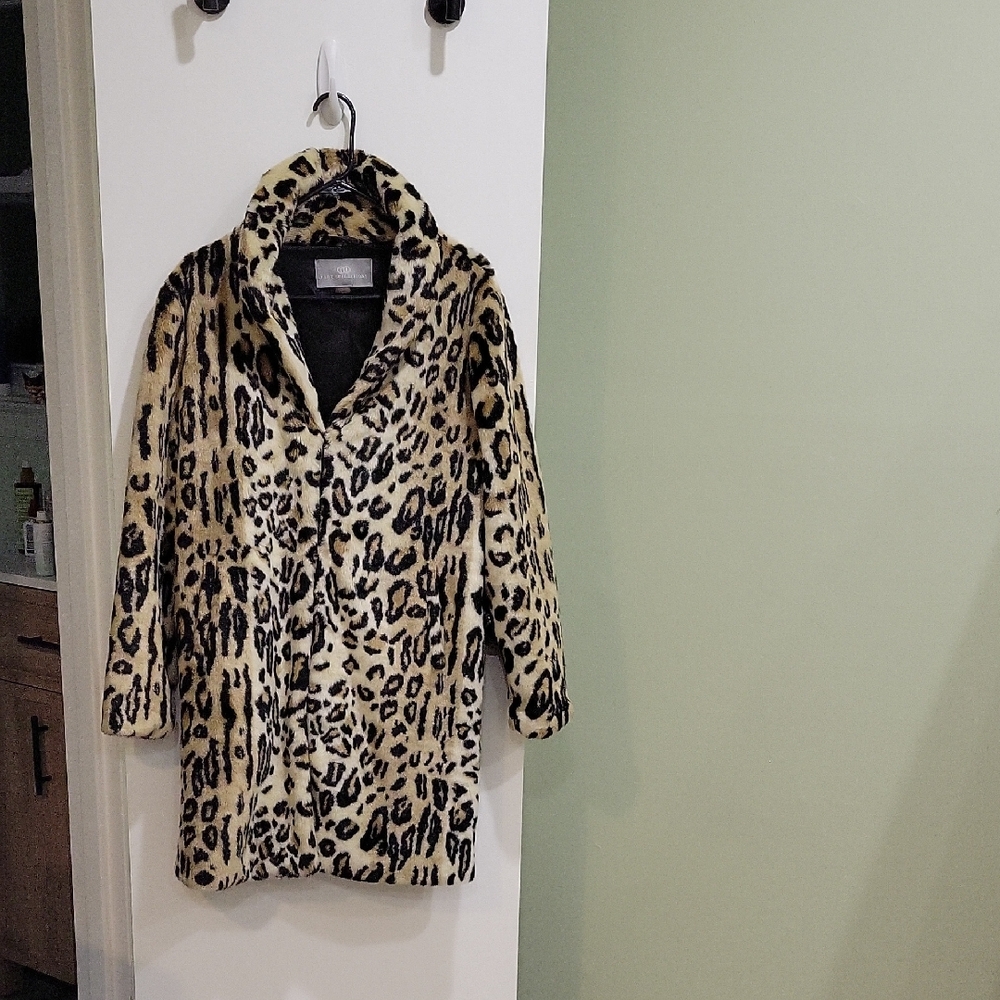 Tart Collections Leopard Print Teddy Jacket